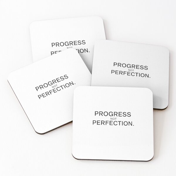 Item preview, Progress, not perfection designed and sold by LifeInQuotes Masch1988.