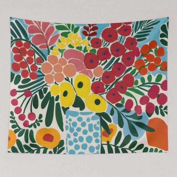Item preview, Flower Market INSPIRED BY MATISSE STYLE designed and sold by Tamas Das.