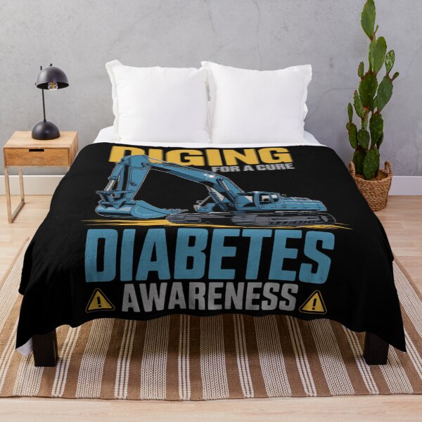 Item preview, Digging Diabetes Awareness designed and sold by CookWorldLaughs.