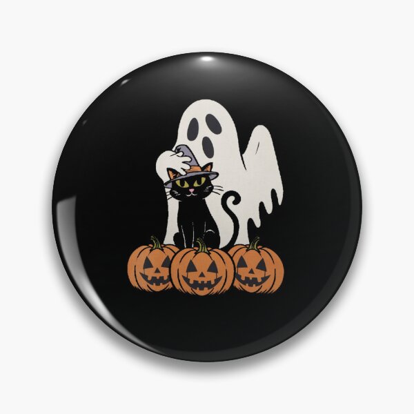 Item preview, Halloween shopping Ghost Cat designed and sold by CandyVenom.