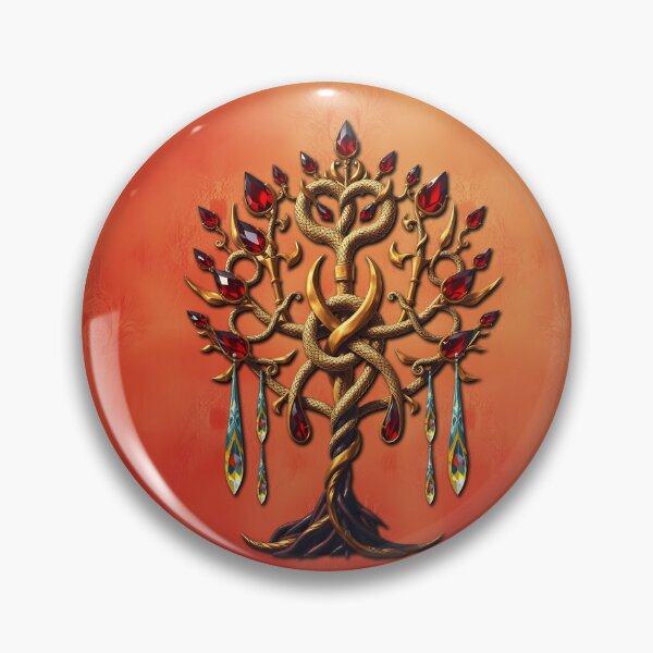 Item preview, Golden Tree of Life with Red Gemstones  designed and sold by nicky2342.
