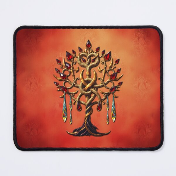 Item preview, Golden Tree of Life with Red Gemstones designed and sold by nicky2342.