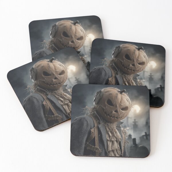 Item preview, Graveyard Pumpkinhead | Gothic Halloween Portrait designed and sold by AJ Lab.