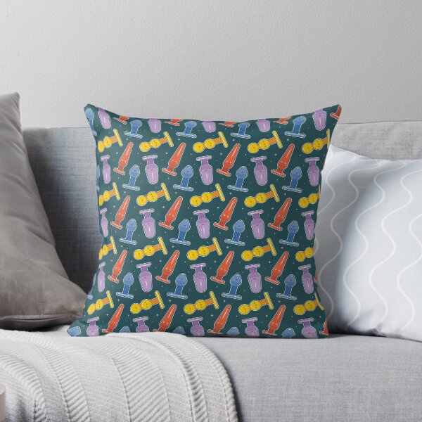 Put us in your butt! Throw Pillow