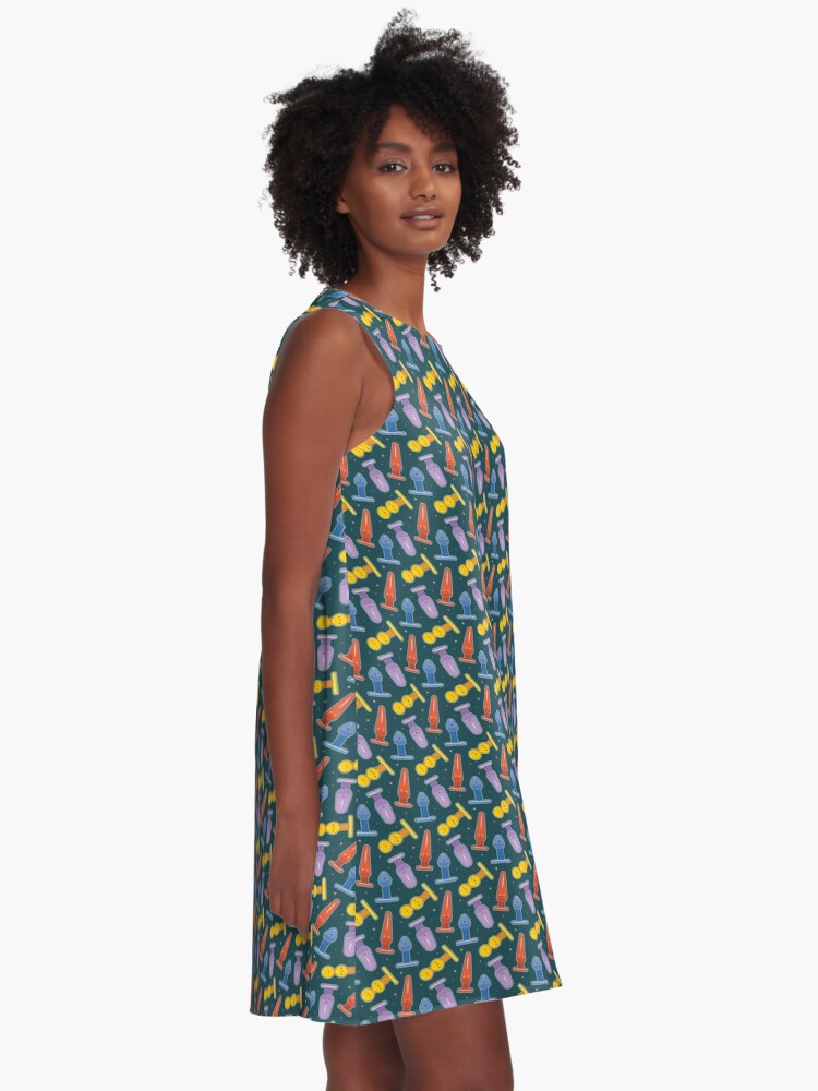 Alternate view of Put us in your butt! A-Line Dress
