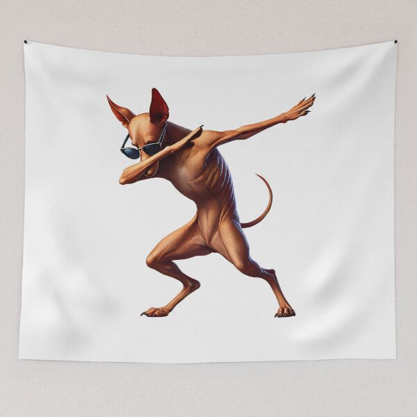 Item preview, Dabbing Pharaoh Hound Dog Lover designed and sold by Kimberley King Art  King Art.
