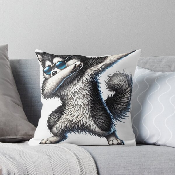 Item preview, Dabbing Pomsky Dog Lover designed and sold by Kimberley King Art  King Art.