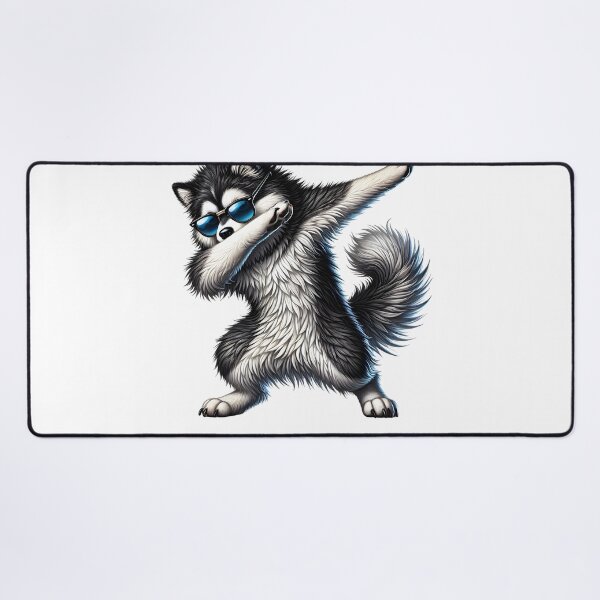 Item preview, Dabbing Pomsky Dog Lover designed and sold by Kimberley King Art  King Art.