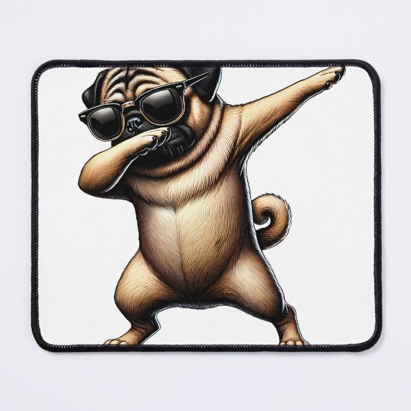 Item preview, Dabbing Pug Dog Lover designed and sold by Kimberley King Art  King Art.