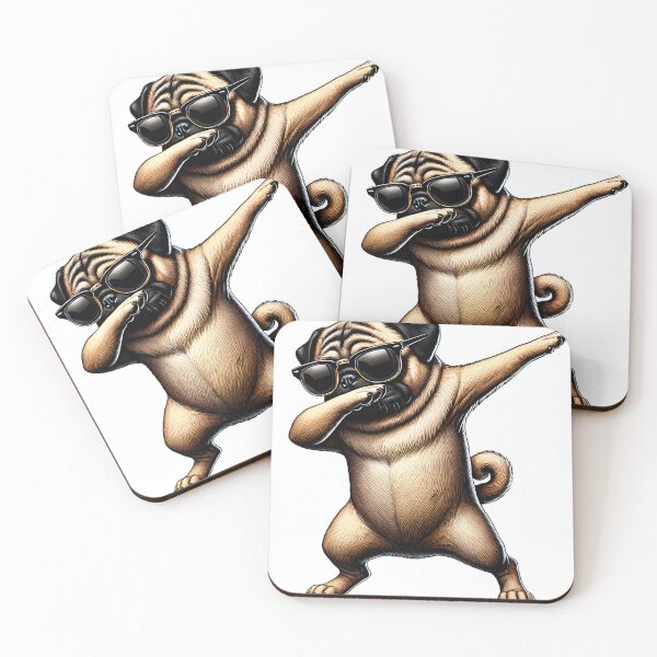 Item preview, Dabbing Pug Dog Lover designed and sold by Kimberley King Art  King Art.