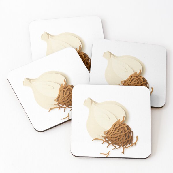 Item preview, Garlic Paper-Cut Illustration • Minimal Kitchen Wall Art (Kitchen & Foodie Decor) designed and sold by Pacika.