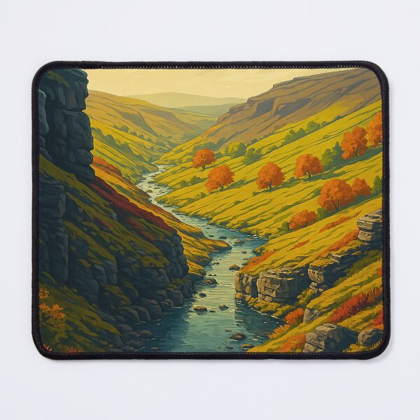 Item preview, Peak District England – Vintage Travel Poster Style Landscape designed and sold by Fans-Favourites.