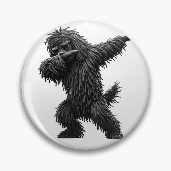 Item preview, Dabbing Puli Dog Lover designed and sold by Kimberley King Art  King Art.