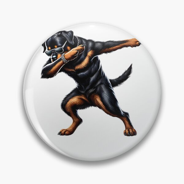 Item preview, Dabbing Rottweiler Dog Lover designed and sold by Kimberley King Art  King Art.