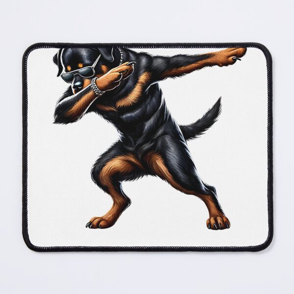 Item preview, Dabbing Rottweiler Dog Lover designed and sold by Kimberley King Art  King Art.