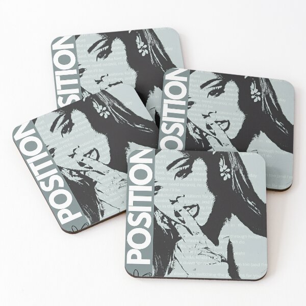 Item preview, Ariana Grande Positions Album Era Lyric Fan Art designed and sold by choluren.