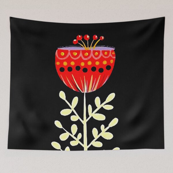 Item preview, Red Flower Graphic designed and sold by ViaARTfactory.