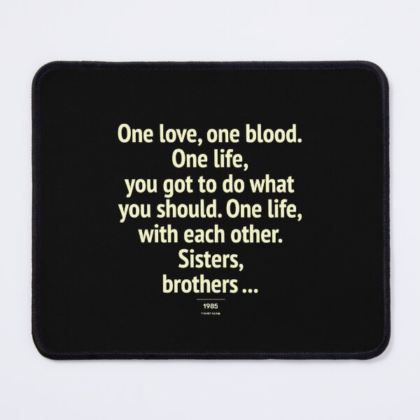 Item preview, One love, one blood. One ... Photographic Print designed and sold by hiilary.