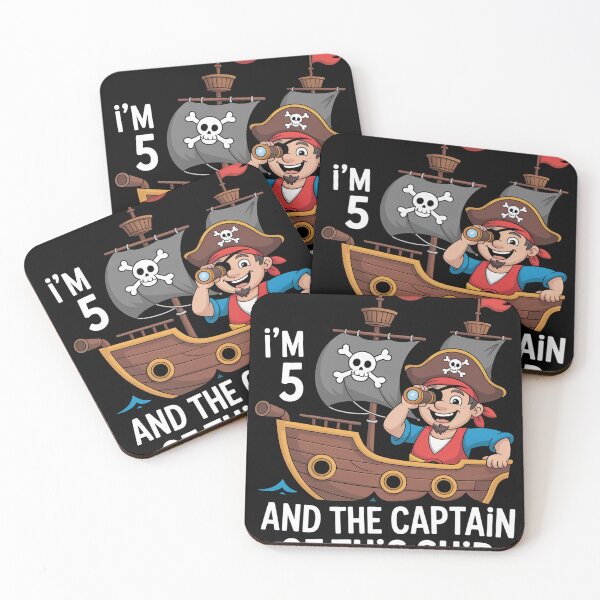 Item preview, 5Th Birthday Pirate Birthday Party 5 Year Old designed and sold by AlexDescamps.