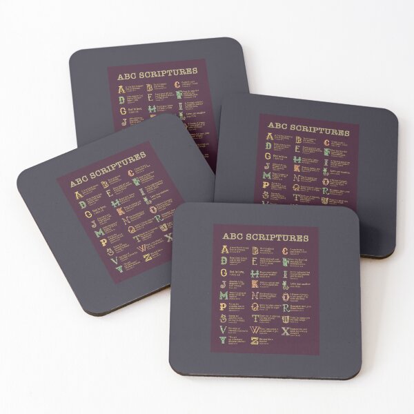 Item preview, Abc-Scriptures-(Dark) designed and sold by NataliecMichels.
