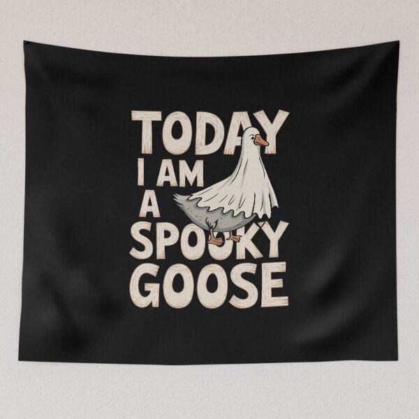 Item preview, Halloween shopping Spooky goose designed and sold by CandyVenom.