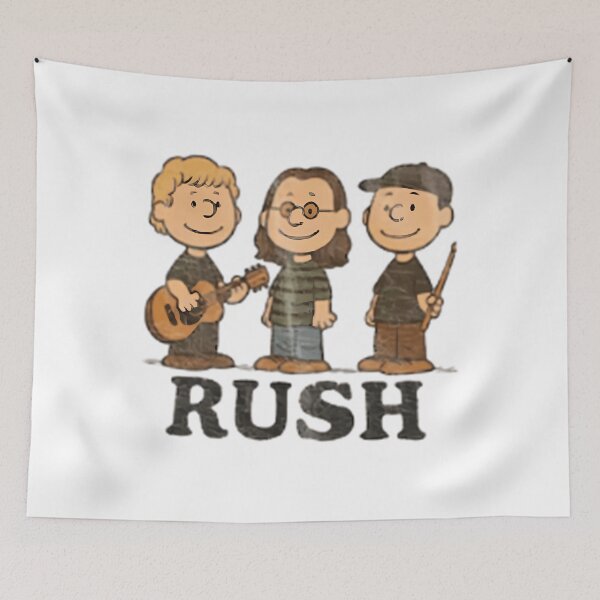 Item preview, Rush Band Peanuts Style Baby Tee Vintage Rock Band Tee Cartoon Rush Fan Girl designed and sold by sterlezharite.