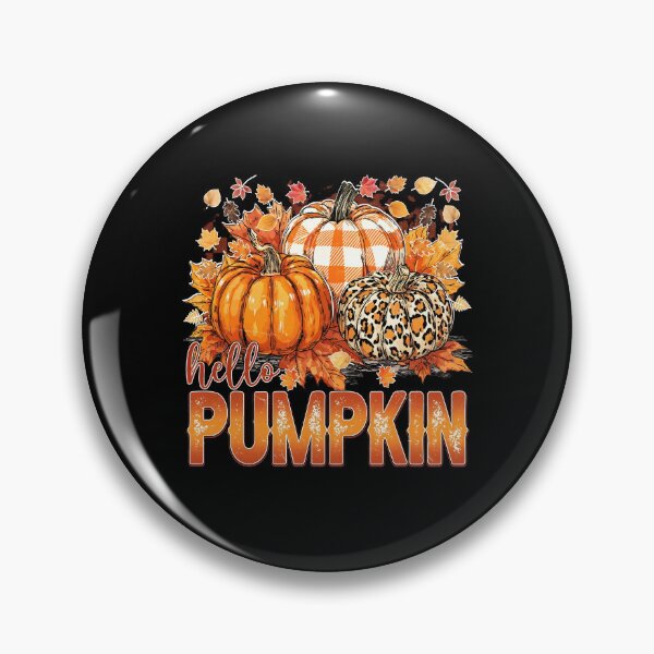 Item preview, Retro Hello Pumpkin designed and sold by Lucrecefouche.