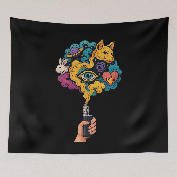 Item preview, Surreal Vape Clouds – Fantasy E-Cigarette Art designed and sold by House of Taste Designs.
