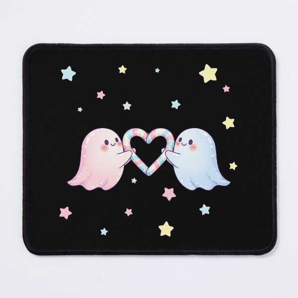 Item preview, Cute Kawaii Pastel Ghosts in Love designed and sold by istoriadesign.
