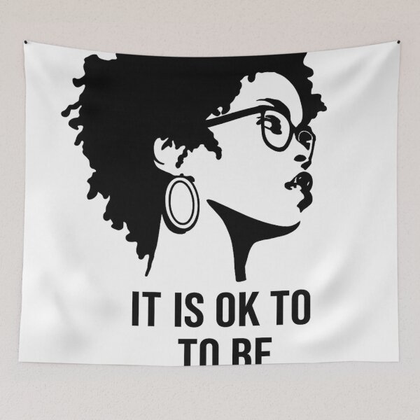 Item preview, Afro Silhouette with Empowering Message designed and sold by Adanne Chukwudi.