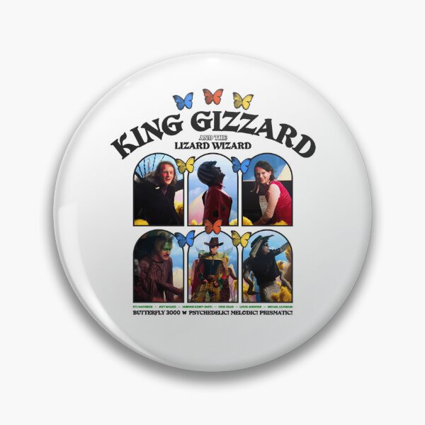 Item preview, King Gizzard and the Lizard Wizard Butterfly designed and sold by PaulMarche.