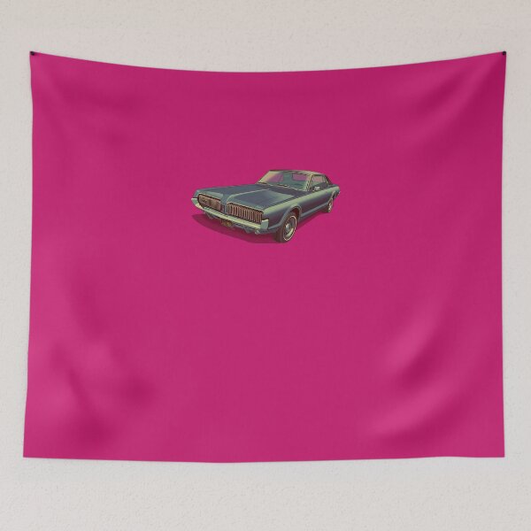 Item preview, 1967 Mercury Cougar In Caspian Blue designed and sold by NataliecMichels.
