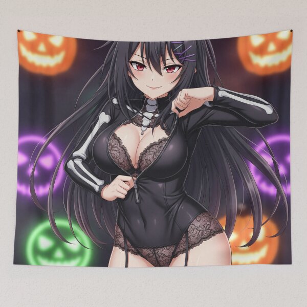 Item preview, Waifu and her skeleton Halloween costume designed and sold by GerwantSHOP.