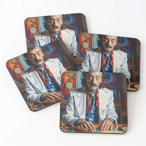 Item preview, Surreal Gentleman Portrait – Vibrant Pop Surrealism Inspired Artwork designed and sold by artmanikin.
