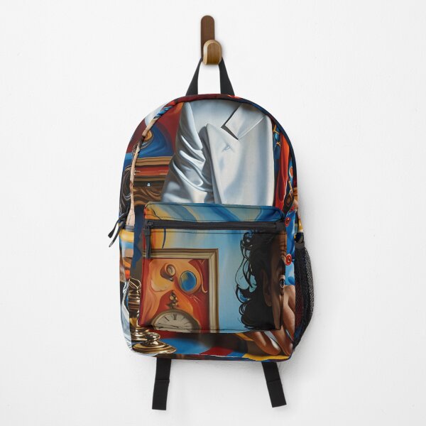 Item preview, Surreal Gentleman Portrait – Vibrant Pop Surrealism Inspired Artwork designed and sold by artmanikin.