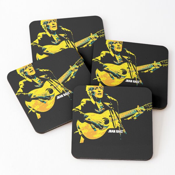 Item preview, Joan Baez Folk Music Legend Guitar Tribute Art designed and sold by KlaudiaHertzog.