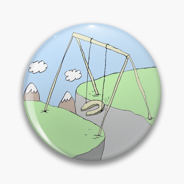Item preview, The Swing on the Abyss designed and sold by ARToonHouse.
