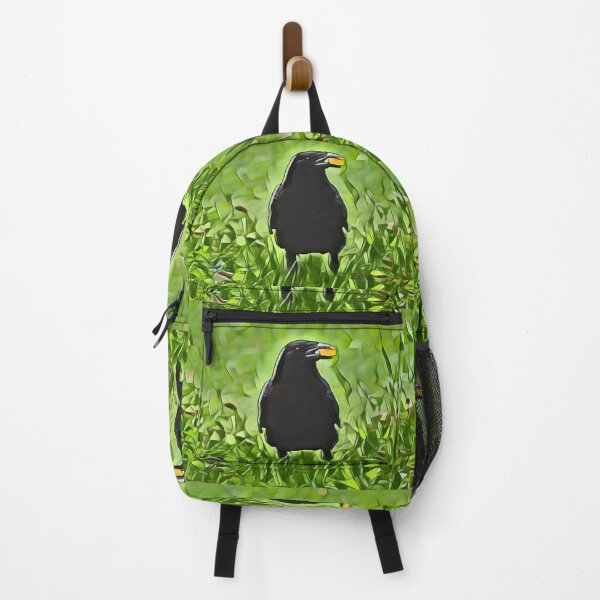 Item preview, Crow Amidst Lush Greenery In Retro Pop designed and sold by Fearless-Fox.