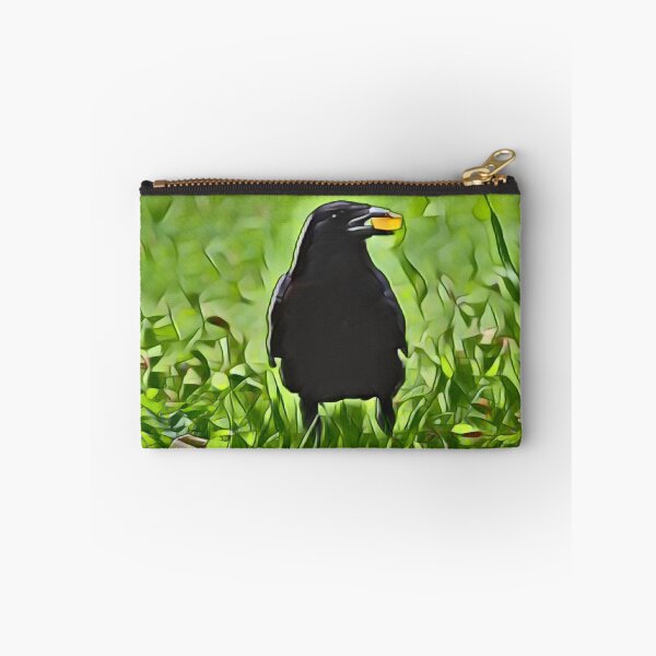 Item preview, Crow Amidst Lush Greenery In Retro Pop designed and sold by Fearless-Fox.