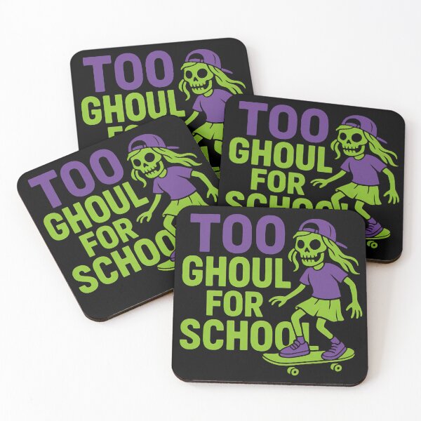 Item preview, Too Ghoul for School Skater Girl designed and sold by Retr0Tshirts.
