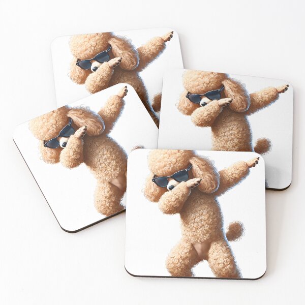 Item preview, Dabbing Toy Poodle Dog Lover designed and sold by Kimberley King Art  King Art.