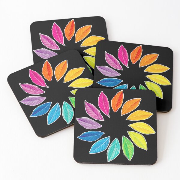 Item preview, Colorful leaf circle designed and sold by AnnabellaRh.