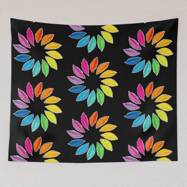 Item preview, Colorful leaf circle designed and sold by AnnabellaRh.