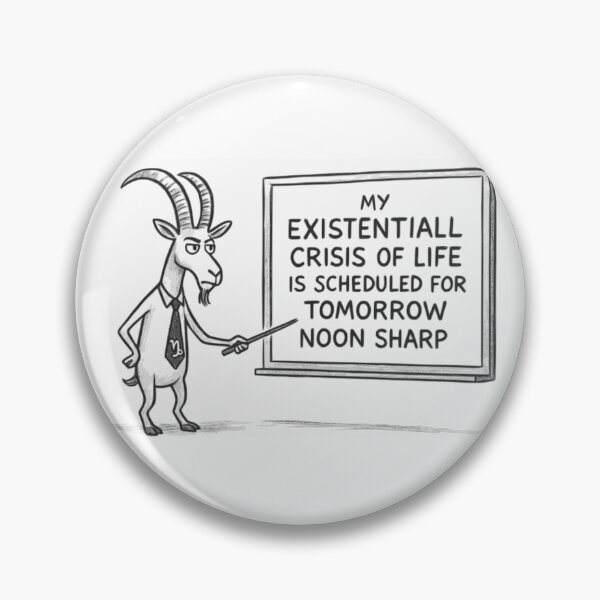 Item preview, Capricorn Scheduling Existential Crisis designed and sold by D - Magic.