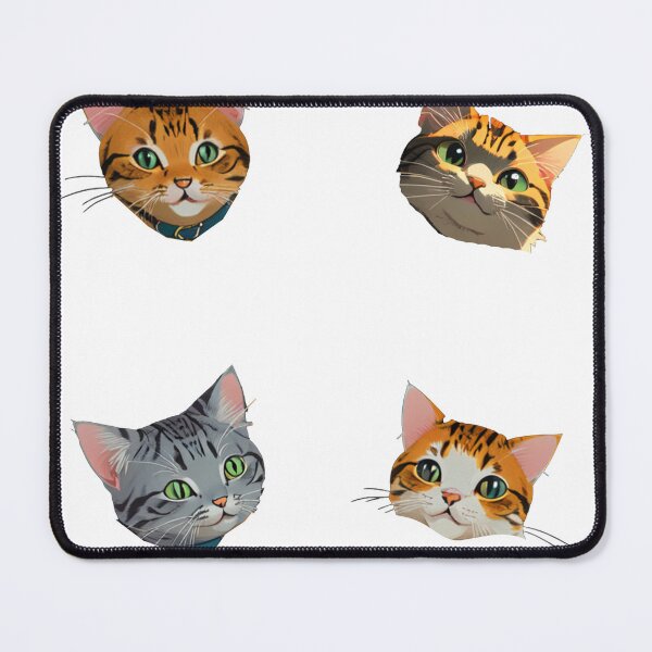 Item preview, 4 cats sticker pack for cat lovers designed and sold by JashJhaveri.