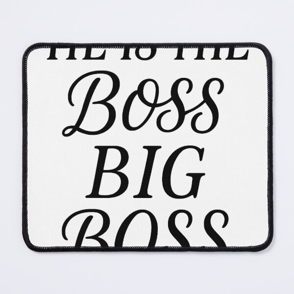 Item preview, The Big Boss Caligraphy designed and sold by Adanne Chukwudi.