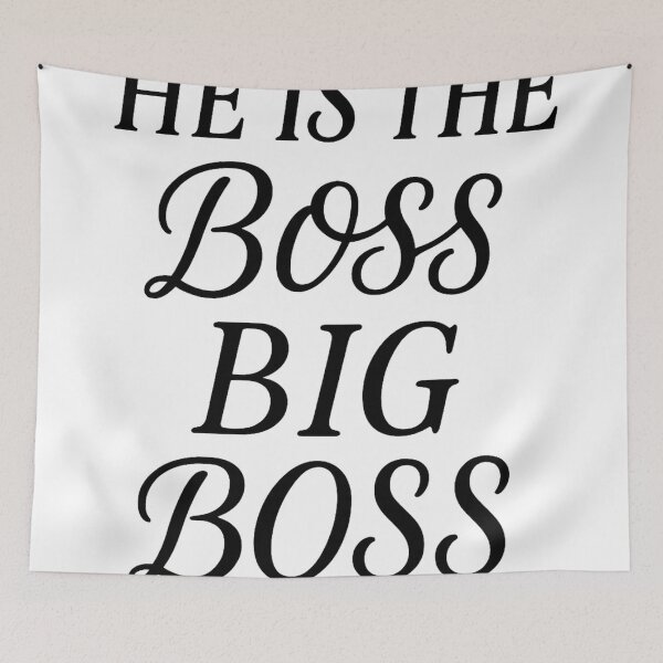 Item preview, The Big Boss Caligraphy designed and sold by Adanne Chukwudi.