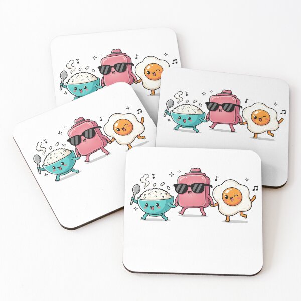 Item preview, Cool Spam with Egg and rice happy breakfast designed and sold by LittleArij.