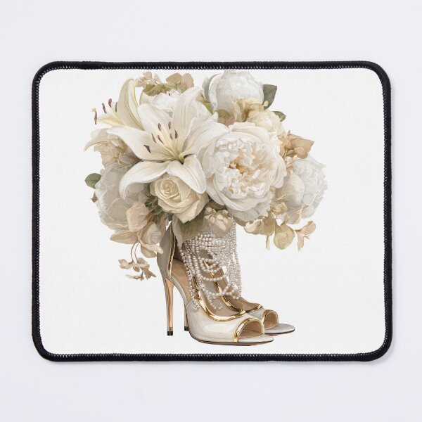 Item preview, Bridal Shoes Fashion Illustration designed and sold by FlatFashionista.