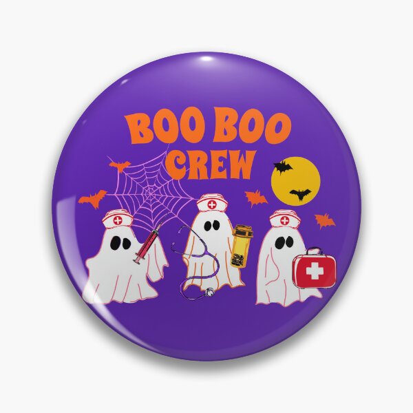 Item preview, Boo Boo Crew Ghost Nurse Halloween Illustration designed and sold by MaiZephyr.